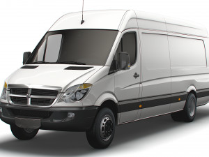 Dodge Sprinter Van L4H3 2009 Modello 3D