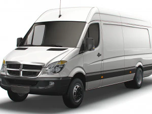 Dodge Sprinter Van L4H3 2009 3D Model