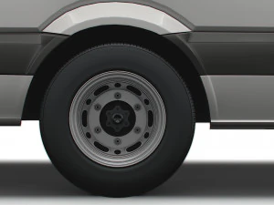 Dodge Sprinter Van L4H3 2009 3D Model