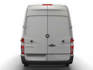 Dodge Sprinter Van L4H3 2009 3D Model