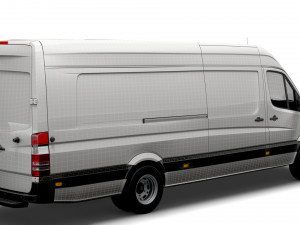 Dodge Sprinter Van L4H3 2009 Modello 3D