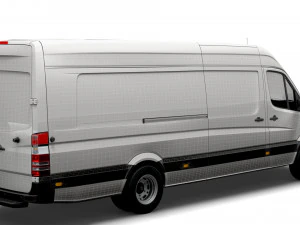 Dodge Sprinter Van L4H3 2009 3D Model