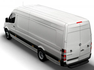 Dodge Sprinter Van L4H3 2009 3D Model