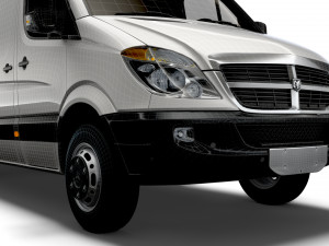 Dodge Sprinter Van L4H3 2009 Modello 3D