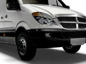 Dodge Sprinter Van L4H3 2009 3D Model