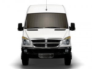 Dodge Sprinter Van L4H3 2009 Modello 3D