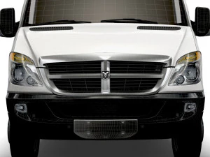 Dodge Sprinter Van L4H3 2009 3D Model