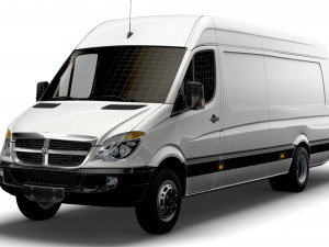 Dodge Sprinter Van L4H3 2009 Modello 3D