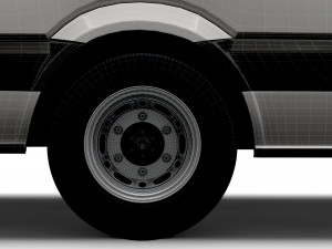 Dodge Sprinter Van L4H3 2009 Modello 3D