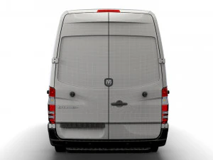 Dodge Sprinter Van L4H3 2009 3D Model