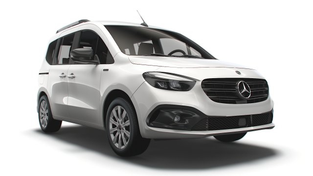 Mercedes Benz Citan E Micro Camper 2023 Model 3D .c4d .max .obj .3ds .fbx .stl .blend