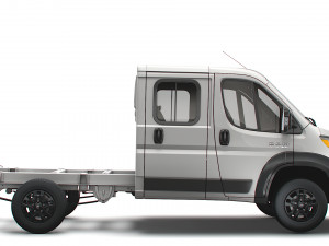 RAM Promaster Chassis Truck Crew Cab 3450 WB 2023 3D Модель
