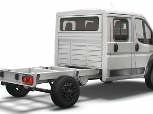 RAM Promaster Chassis Truck Crew Cab 3450 WB 2023 3D Модель
