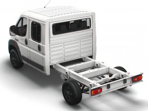 RAM Promaster Chassis Truck Crew Cab 3450 WB 2023 3D Model