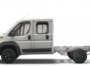 RAM Promaster Chassis Truck Crew Cab 3450 WB 2023 3D Модель