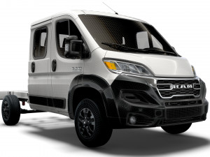 RAM Promaster Chassis Truck Crew Cab 3450 WB 2023 3D Модель