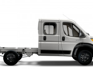 RAM Promaster Chassis Truck Crew Cab 3450 WB 2023 3D Модель