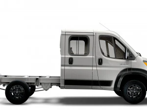 RAM Promaster Chassis Truck Crew Cab 3450 WB 2023 3D Model