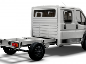 RAM Promaster Chassis Truck Crew Cab 3450 WB 2023 3D Модель