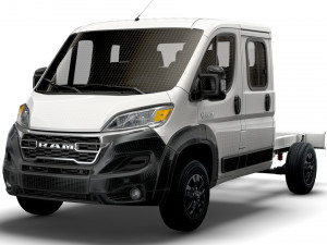 RAM Promaster Chassis Truck Crew Cab 3450 WB 2023 3D Модель