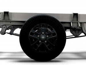 RAM Promaster Chassis Truck Crew Cab 3450 WB 2023 3D Модель