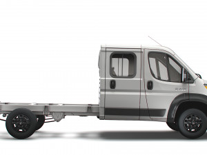 RAM Promaster Chassis Truck Crew Cab 4035 WB 2023 3D 모델