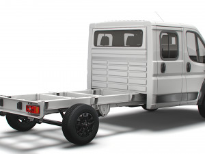 RAM Promaster Chassis Truck Crew Cab 4035 WB 2023 3D 모델