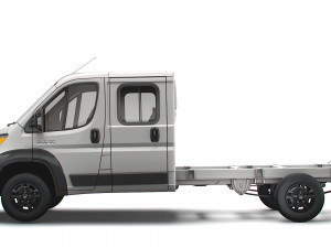 RAM Promaster Chassis Truck Crew Cab 4035 WB 2023 3D 모델