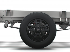 RAM Promaster Chassis Truck Crew Cab 4035 WB 2023 3D 모델