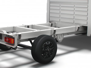 RAM Promaster Chassis Truck Crew Cab 4035 WB 2023 3D 모델