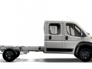 RAM Promaster Chassis Truck Crew Cab 4035 WB 2023 3D 모델
