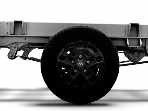RAM Promaster Chassis Truck Crew Cab 4035 WB 2023 3D 모델