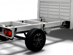 RAM Promaster Chassis Truck Crew Cab 4035 WB 2023 3D 모델