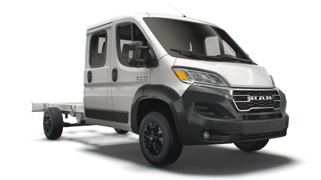 RAM Promaster Chassis Truck Crew Cab 4035 WB XL 2023 3Dモデル .c4d .max .obj .3ds .fbx .stl .blend 