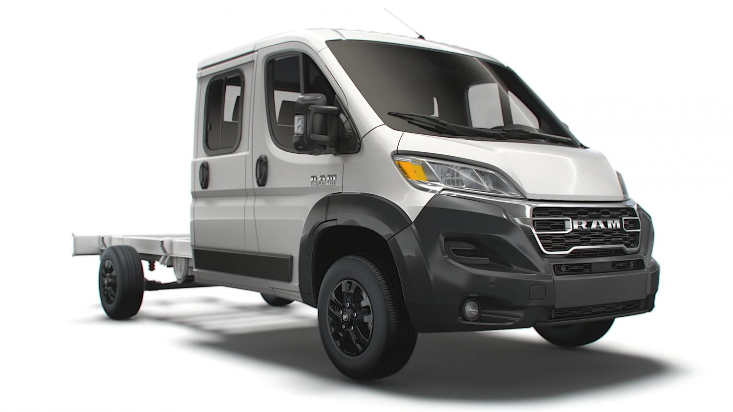 RAM Promaster Chassis Caminh&atilde;o Cabine Tripulada 4035 WB XL 2023 Modelo 3D .c4d .max .obj .3ds .fbx .stl .blend 