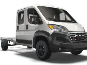 RAM Promaster Châssis Camion Crew Cab 4035 WB XL 2023 Modèle 3D