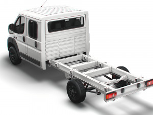 RAM Promaster Chassis Truck Crew Cab 4035 WB XL 2023 3Dモデル