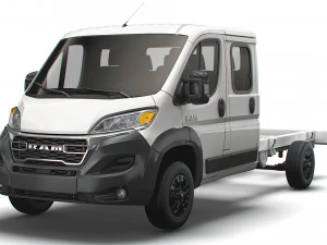 RAM Promaster Chassis Caminh&atilde;o Cabine Tripulada 4035 WB XL 2023 Modelo 3D
