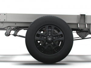 RAM Promaster Chassis Truck Crew Cab 4035 WB XL 2023 3Dモデル