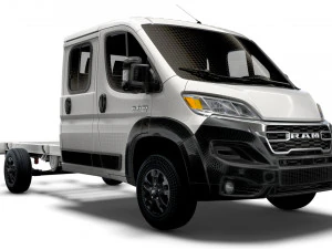 RAM Promaster Chassis Caminh&atilde;o Cabine Tripulada 4035 WB XL 2023 Modelo 3D