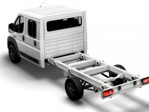 RAM Promaster Chassis Caminh&atilde;o Cabine Tripulada 4035 WB XL 2023 Modelo 3D
