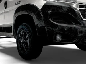 RAM Promaster Chassis Caminh&atilde;o Cabine Tripulada 4035 WB XL 2023 Modelo 3D