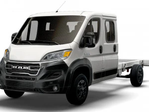 RAM Promaster Chassis Caminh&atilde;o Cabine Tripulada 4035 WB XL 2023 Modelo 3D