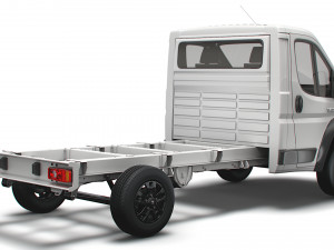 RAM Promaster Chassis Truck Single Cab 3450WB 2023 3D 模型