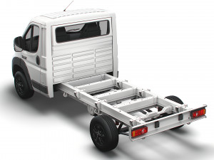 RAM Promaster Chassis Truck Single Cab 3450WB 2023 3D 模型