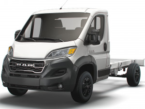RAM Promaster Chassis Truck Single Cab 3450WB 2023 3D 模型