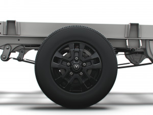 RAM Promaster Chassis Truck Single Cab 3450WB 2023 3D 模型