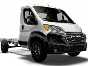 RAM Promaster Chassis Truck Single Cab 3450WB 2023 3D 模型