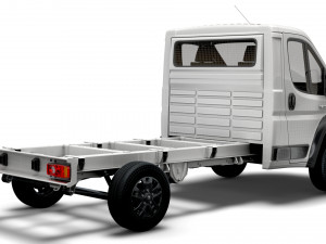 RAM Promaster Chassis Truck Single Cab 3450WB 2023 3D 模型