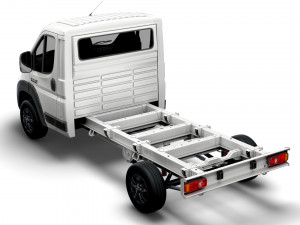RAM Promaster Chassis Truck Single Cab 3450WB 2023 3D 模型